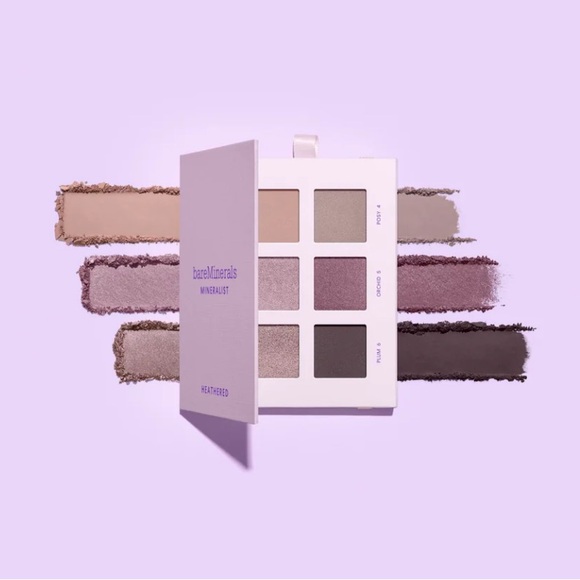NEW bareMinerals Mineralist Eyeshadow Palette - Heathered - Mauve Plum Purple - Picture 15 of 15